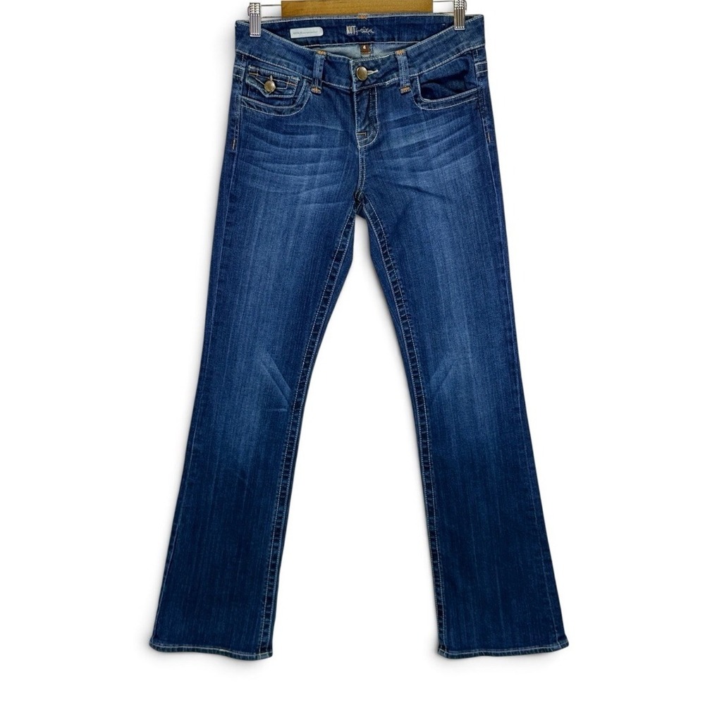 Kut from the Kloth Natalie High Rise Bootcut Dark Wash Jeans Womens 4